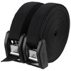 NRS 20' Buckle Bumper Strap Pair Stealth Black