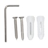 Bathroom Wall Shelf Punch Free Acrylic and Space Aluminum Wall