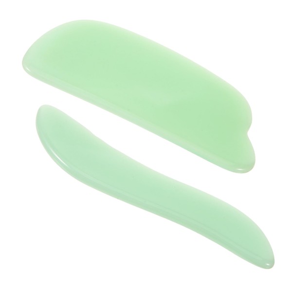 Outanaya Facial Massager Set Includes Jade Roller Guasha Tool for
