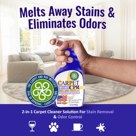 Carpet CPR Spot & Stain Remover Spray – Heavy Duty Carpet Cleaner for Pet Messes, Coffee & Tough Stains