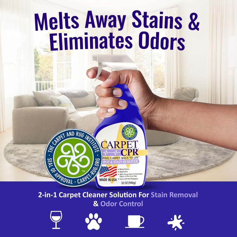 Carpet CPR Spot & Stain Remover Spray – Heavy Duty