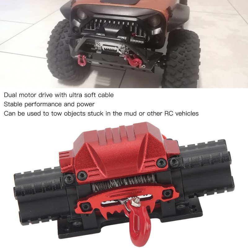 RC Car Winch Professional Aluminium Alloy High Simulation RC Car