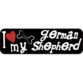 10 X 3 I Love My German Shepherd Car Bumper Magnet Magnetic Truck Signs Magnets