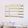 3PCS Wall Mounted Nail Polish Storage Racks, Metal Display Rack