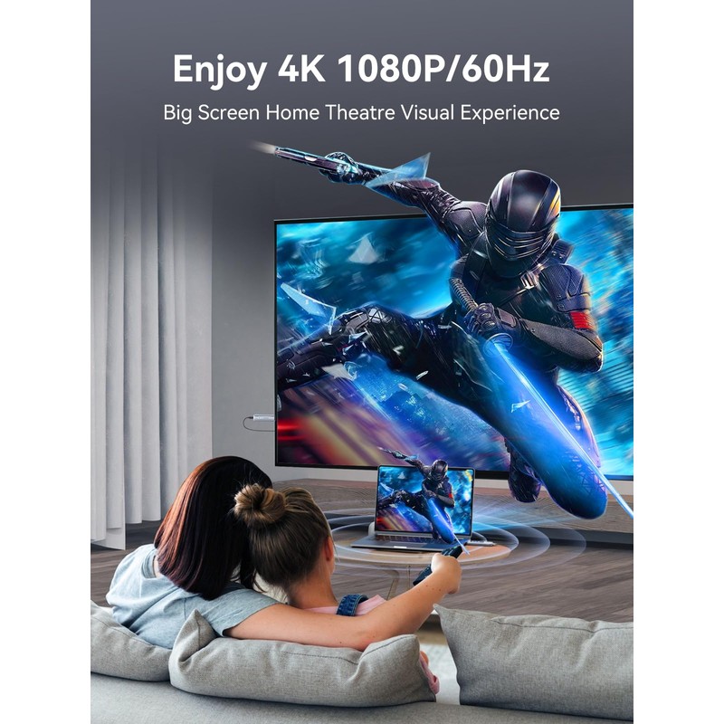 Wireless HDMI Transmitter and Receiver 4K Decode 1080P Output Ultra