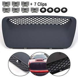 Hood Scoop Molding Bezel Compatible for Dodge Ram 1500 SRT 2004-2005 Replacement YL23TZZAB ( 4 Retainer Nuts Included )