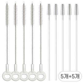 SoonSooAh Straw Cleaning Brushes: 5 Regular + 5 Gold Type Cleaning Brush: 5 Gold Type 3ea