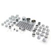 NBX- 87pc Chrome Bolt Cap Dress for Compatible with 00-06