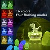 Cute Dinosaur Egg Alarm Clock/Digital Clock/Night Light/Music & White Noise