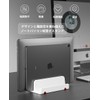 Vertical Laptop Stand, Adjustable Width Without Tools, Compact, Laptop Stand,