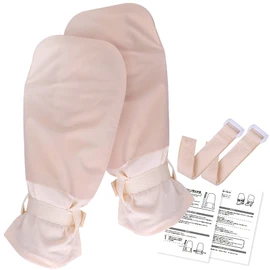 NEBELE Anti-Scratching Gloves, Occupational The Supervised, Atopic, Cotton Material, One Size Fits Most, Self-Injury Prevention, Gloves, Prevents Hand Rashes, Nursing Mittens, Instruction Manual Included (English Language Not Guaranteed) (One Size)