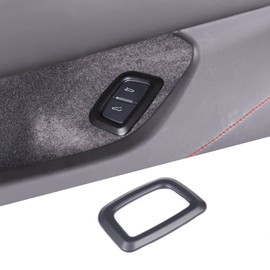 TOYCIDFG Car Dashboard Side Button Cover Trim for C8 Corvette 2020-2024 Rear Trunk Button Decor Frame (Matte black)