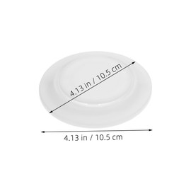 TEHAUX 6 Pack Air Duct Vent Cover Decorative Wall Flange Pipe Covers for Home Decor