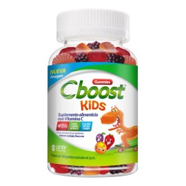 C-Boost - Gomitas Kids con Vitamina C – Suplemento alimenticio en formato gomitas sin gluten, con Vitamina C para niños – 180 Gomitas/Pack, 2 g c/u