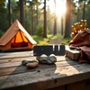 Black Pocket Knife Sharpener - Keychain Multi-Purpose Tool for Camping