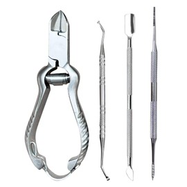 1 Piece Of Nail Groove Needle Nose Pliers, 3 Pieces Of Manicure Trimmers, Toenail Clippers, Toenail Clippers For Thick Nails, Ingrown Toenails, Manicure Accessories, Ingrown Toenail Tools