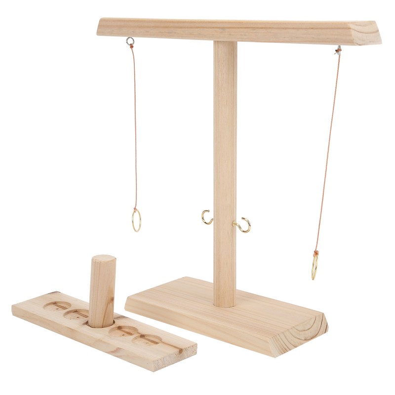 Outdoor Indoor Handmade Wooden Board Toss Games for Kids Adults