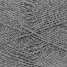 Gründl Cotton Fun Knitting Yarn/Crochet Yarn (Soft 100% Cotton, OEKO-TEX Certified, 50g/115m, 3-4, 1 Ball of 50g) Charcoal