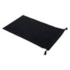 ZENPAC Cloth Bags, Black Duster Flannel Boot Storage with Drawstring