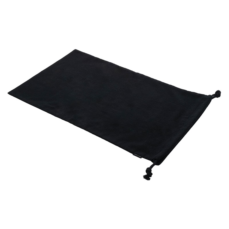 ZENPAC Cloth Bags, Black Duster Flannel Boot Storage with Drawstring