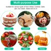 Long Handle Silicone Jar Spatula Kitchen Scraper Spatula Non-Stick Rubber