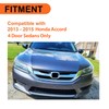 ECOTRIC Front Bumper Grille Compatible With 2013 2014 2015 Honda