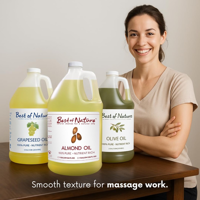 Best of Nature 100% Pure Sweet Almond Oil – Moisturizing