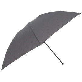 Moonbat [Macintosh Philosophy] Rain Umbrella, Folding Umbrella, Ultra Lightweight, Barbella BEAR 21-431-10966-02, gray