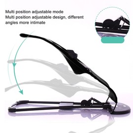 Dog Rocking Chair, Height Adjustable Portable Elevated Dog Bed, Washable Hammock Bed, Cooling Raised Dog Cot for Small Dogs, Puppy, Cats, Pets Under 33lbs/15kg (Black