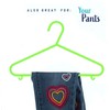DIVCHI 20 Pack Children's Hanger Plastic Tubular Kids Hangers Non
