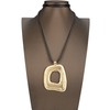 Jeniiahua Vintage Pendant Necklace Women Black Gold Gothic Boho Necklace
