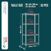 VOUNOT® Heavy-Duty Shelving Unit Set of 2 Shelving Units Basement