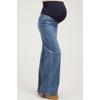 PinkBlush Blue Wide Leg Maternity Jeans