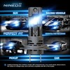 NINEO H7 Bulbs,No Adapter Required 600% High Brightness 6500K Cool