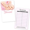500 Foot Care Appointment Cards Manicure & Pedicure for Cosmetic