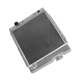 IMOOA Full Aluminum 3 Rows Radiator For Ford Mustang 1964-1966 Falcon Ranchero Comet 1960-1965 AT MT