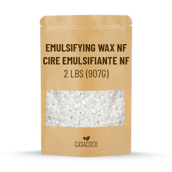2 LBS (907g) Emulsifying Wax NF for Making Soap, Candles,
