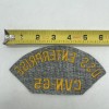 Vintage U.S. Navy USS Enterprise CVN-65Naval Ship Patch Cap Shoulder
