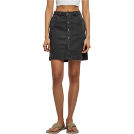 Urban Classics Women's Skirt, Black Washed