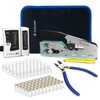 VCELINK RJ45 Crimp Tool Kit for CAT7/6A/6/5E/5, Upgraded Network Tool