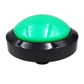 VOANZO 12V LED Illuminated Push Buttons Giant Enter Button Big Green Button for Arcade Pop's Music DJ Dancing Machine -Diameter 100mm