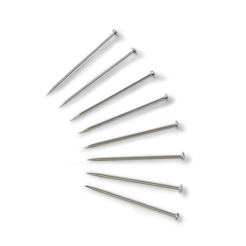 Prym Headpins, Silver, 16 x 0,65 mm, silberfarbig, 25 g