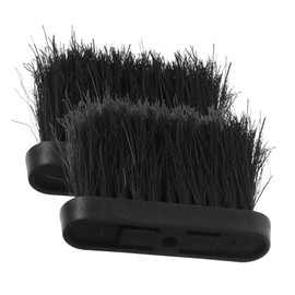 Levemolo Fireplace Brush Replacement Head Kitchen Broom Head Long Handled Scrub Brush Dusting Tool for Fireplaces and Countertops