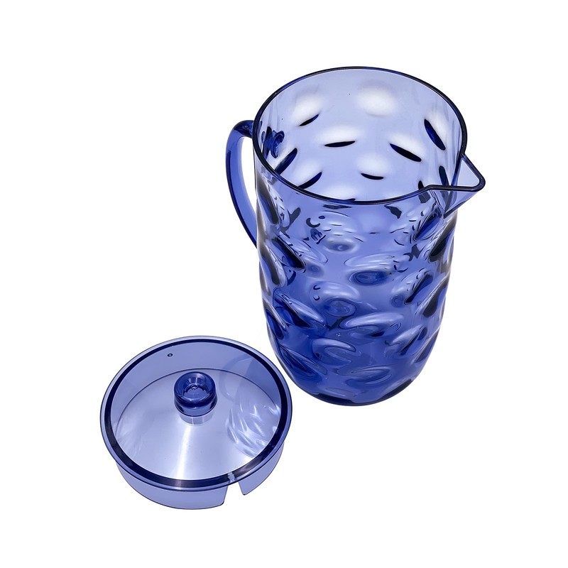 Jarra Para Agua Acrílico Wave 2.5 Litros Azul Cs-025