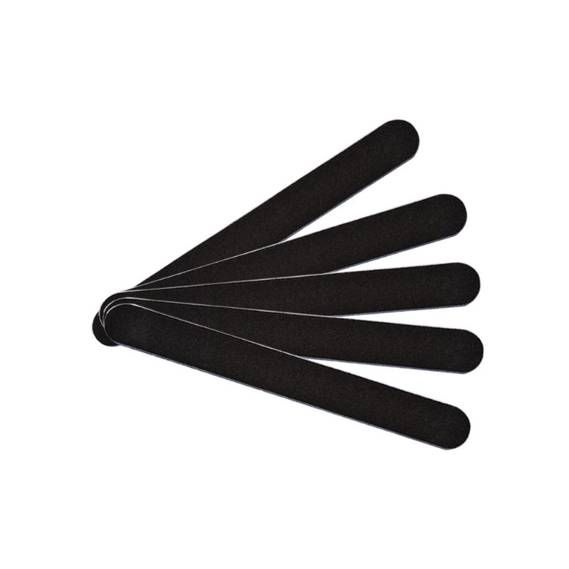 Nail File Buffer Sand Paper Surface Care Double sided Black