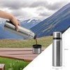 SANTECO Thermos Flask Stainless Steel 1 l/1000 ml Leak-Proof Insulated
