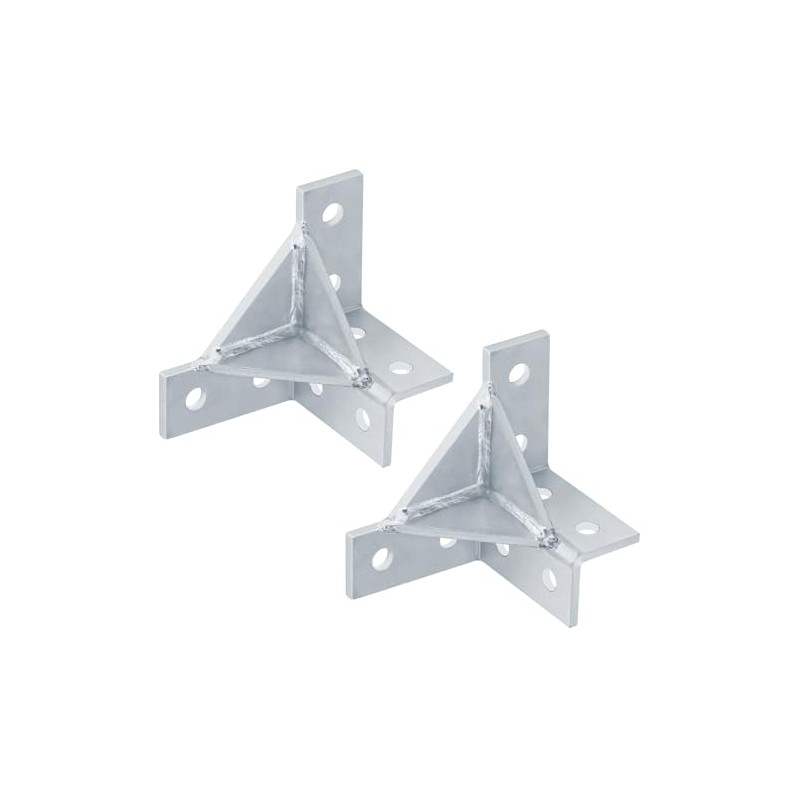 heneng 2 Pcs Wing Shaped Fittings for 1-5/8" Strut Channel,