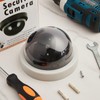 Kanayu 8 Pack Dummy Fake Camera CCTV Dome Fake Security
