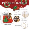 Meowy Christmas Wood Sign Merry Christmas Wall Hanging for Front