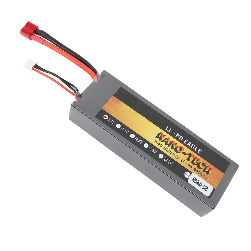 7.4V 50C 6000mAh Lipo Battery High Capacity Lightweight Powerful 2S